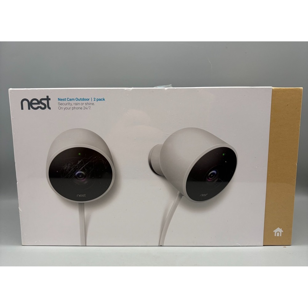 Google Nest Cam Outdoor Security Cameras  - 2 Pack - Sealed